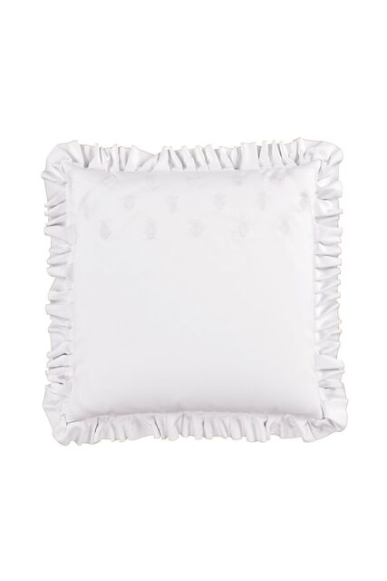 Sanderson 'Pinery' Cotton Square Pillowcase Pair in White - image 1