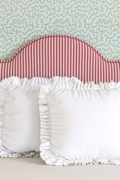 Sanderson 'Pinery' Cotton Square Pillowcase Pair in White - thumbnail 2