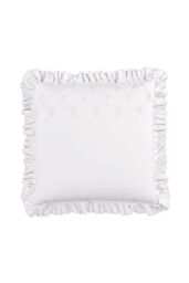 Sanderson 'Pinery' Cotton Square Pillowcase Pair in White - thumbnail 1