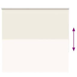 Berkfield Home Roller Blind Blackout Off-White 165x230 cm Fabric Width 161.6 cm… - thumbnail 9