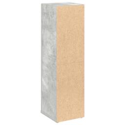 Berkfield Home Bathroom Cabinet with Roll Holder Concrete Grey 20.5x22x72 cm - thumbnail 7