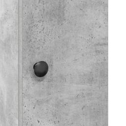 Berkfield Home Bathroom Cabinet with Roll Holder Concrete Grey 20.5x22x72 cm - thumbnail 9
