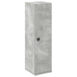 Berkfield Home Bathroom Cabinet with Roll Holder Concrete Grey 20.5x22x72 cm - thumbnail 2