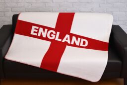 Rapport Home England Fleece Polyester Throw (130x160) Multicolor - Size: 130 cm x 160 cm - thumbnail 2