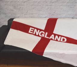 Rapport Home England Fleece Polyester Throw (130x160) Multicolor - Size: 130 cm x 160 cm - thumbnail 1