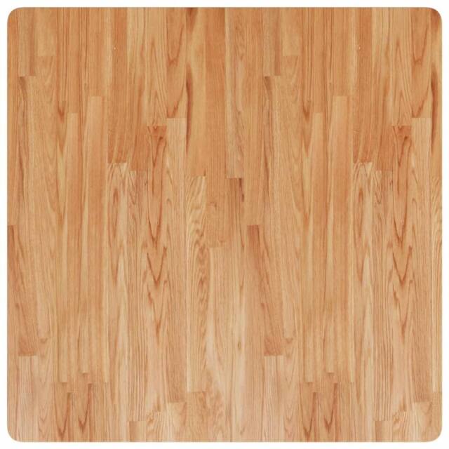 Berkfield Home Square Table Top Light Brown 90x90x4cm Treated Solid Wood Oak - Size: 90 x 90 x 4 cm - image 1
