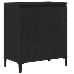 Berkfield Home Sideboard Black Oak 60x35x70 cm Engineered Wood - Size: 60 x 35 x 70 cm - thumbnail 3