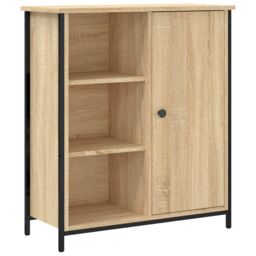 Berkfield Home Sideboard Sonoma Oak 70x30x80 cm Engineered Wood in Brown - Size: 70 x 30 x 80 cm - thumbnail 2
