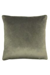 Furn Meridian Velvet Piped Cushion in Charcoal - Size: 55 cm x 55 cm - thumbnail 1