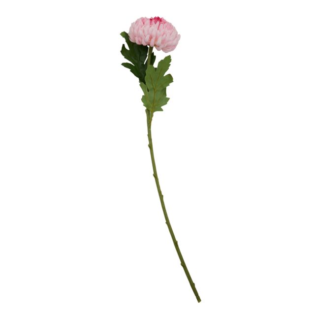 Orsina Chrysanthemum Stem - 84cm Pink, Lifelike Artificial Flower With Soft Pink Petals & Green Stem, Adds A - image 1