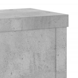Berkfield Home Plant Stands 2 pcs Concrete Grey 15x15x20 cm Engineered Wood - Size: 15 x 15 x 20 cm - thumbnail 8