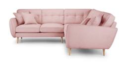 The Great Sofa Company Ailis 2 Corner 2 Faro Soft Pink in Dusty Pink - thumbnail 3