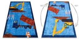 RugsX Junior Rug in Blue - Size: 200 cm x 290 cm - thumbnail 3