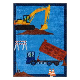 RugsX Junior Rug in Blue - Size: 200 cm x 290 cm - thumbnail 4