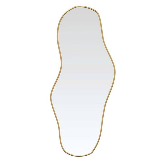 Berkfield Home Wall Mirror Gold 90x40 cm - image 1