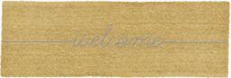 Artsy Mats Grey Welcome Doormat in Beige - Size: 40 cm x 120 cm - thumbnail 4