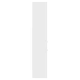 Berkfield Home Book Cabinet White 40x35x180 cm Engineered Wood - Size: 40 x 35 x 180 cm - thumbnail 5