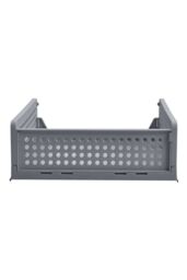 Living and Home Folding Wardrobe Drawer Storage Box Organizer Bedroom in Grey - thumbnail 3