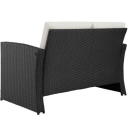 tectake Garden Furniture Set Jesolo in Black - Size: 4 Person - thumbnail 7