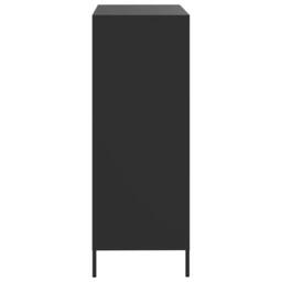 Berkfield Home Highboard Black 68x39x101.5 cm Steel - thumbnail 6