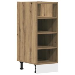 Berkfield Home Bottom Cabinet Artisan Oak 30x44, 5x81, 5 cm Engineered Wood in Brown - thumbnail 2