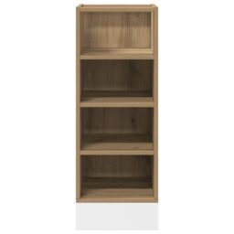 Berkfield Home Bottom Cabinet Artisan Oak 30x44, 5x81, 5 cm Engineered Wood in Brown - thumbnail 4
