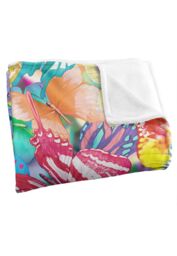 JQ Licensing Royce Mcclure Butterfly Magic Colorful Pattern Silky Touch Super Soft Throw Blanket 152 X 127 cm in White - thumbnail 3