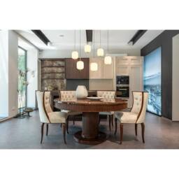Netlighting Ewald Cluster Pendant Brass Coloured Opal Glass Shade 6x LED 3000K in Yellow - thumbnail 5