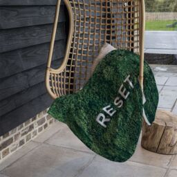 Benjamin Tate Design Wellness Reset Designer Blanket in Natural - Size: 120 cm x 150 cm - thumbnail 3