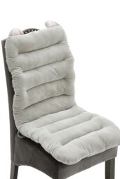 Living and Home Outdoor Indoor Comfort Plush Seat Cushions in Grey - thumbnail 6