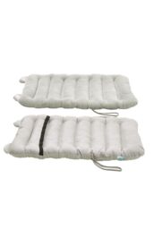 Living and Home Outdoor Indoor Comfort Plush Seat Cushions in Grey - thumbnail 3