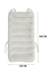 Living and Home Outdoor Indoor Comfort Plush Seat Cushions in Grey - thumbnail 2
