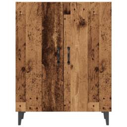 Berkfield Home Sideboard Old Wood 70x34x90 cm Engineered Wood in Brown - Size: 70 x 34 x 90 cm - thumbnail 5