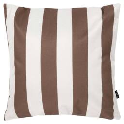 icon 4 Pack Cushion 43x43 Kyoto Fabric, Stripe, Chocolate - thumbnail 2
