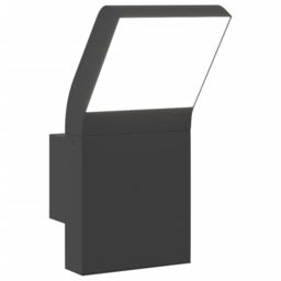 Berkfield Home Outdoor LED Wall Light Black Die-cast Aluminium - thumbnail 2