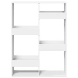 Berkfield Home Classic Bookcase White 100x33x135 cm Engineered Wood - Size: 100 x 33 x 135 cm - thumbnail 4
