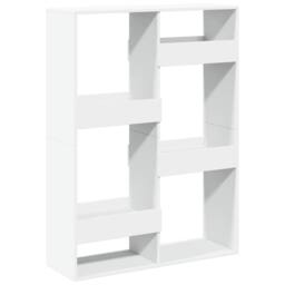 Berkfield Home Classic Bookcase White 100x33x135 cm Engineered Wood - Size: 100 x 33 x 135 cm - thumbnail 3
