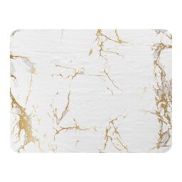 Benjamin Tate Design Golden Marble Blanket in Natural - Size: 120 cm x 150 cm - thumbnail 1
