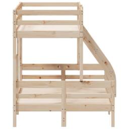 Berkfield Home Bunk Bed without Mattress 80x200/120x200 cm Solid Wood in Brown - thumbnail 5