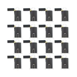 First Choice Lighting Set of 16 Fire Bathroom Downlights - Chrome IP65 Recessed Downlights in Silver - thumbnail 1