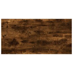 Berkfield Home Wall Shelves 4 pcs Smoked Oak 60x20x1.5 cm Engineered Wood in Brown - thumbnail 6
