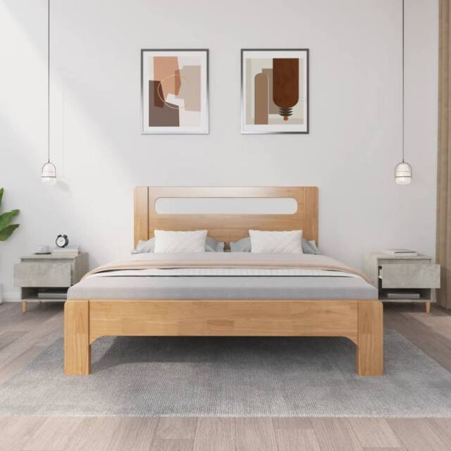Berkfield Home Elegant Bedside Tables 2 pcs Concrete Grey 50x46x50 Engineered Wood - image 1
