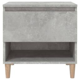 Berkfield Home Elegant Bedside Tables 2 pcs Concrete Grey 50x46x50 Engineered Wood - thumbnail 5