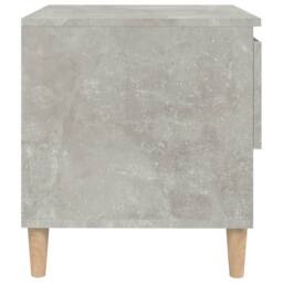 Berkfield Home Elegant Bedside Tables 2 pcs Concrete Grey 50x46x50 Engineered Wood - thumbnail 6