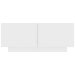 Berkfield Home TV Cabinet White 100x35x40 cm Engineered Wood - Size: 100 x 35 x 40 cm - thumbnail 5