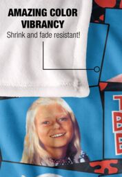 ViacomCBS/Nickelodeon Brady Bunch Squares Silky Touch Super Soft Throw Blanket 152 X 127 cm in White - thumbnail 4