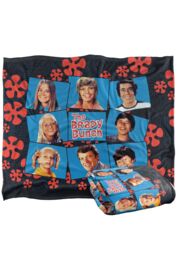 ViacomCBS/Nickelodeon Brady Bunch Squares Silky Touch Super Soft Throw Blanket 152 X 127 cm in White - thumbnail 2