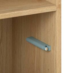 Levede Bathroom Storage Cabinet Hallway Tall Cupboard Adjustable Shelf Oak in Brown - thumbnail 5