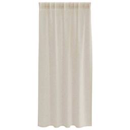 Berkfield Home Curtains with Curtains 2 pcs Sand 140 x 175 cm Polyester in Beige - thumbnail 4