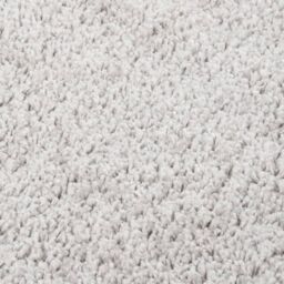 Berkfield Home Shaggy Rug Light Grey 140x200 cm Anti Slip - Size: 100 cm diameter - thumbnail 4